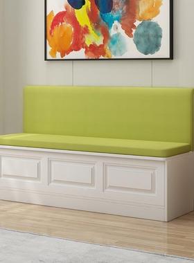 阳卡场座家用实木沙凳商储物48313柜发软包小户型可制作餐桌凳收