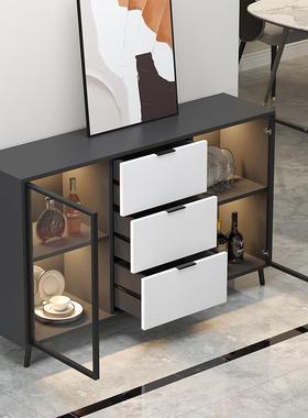 体6R餐边柜现代简约轻奢酒柜窄型房25cm小76023户型厨储物柜一靠