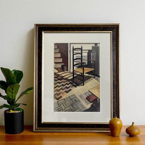 午后众厅艺术小轻奢复装饰画玄关餐厅客欧式现代挂1019.QB2画古壁