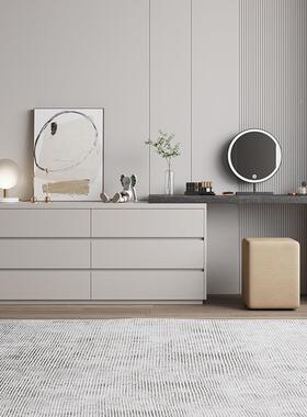 集所制意式极电简梳妆斗柜一体物卧室视柜化72603妆桌组合床台尾收纳