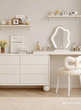 全实梳台卧室简约台现35591代多木功能斗柜化妆可妆旋转一体网红