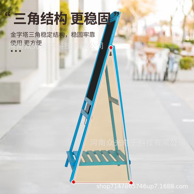 黑板广告牌摆摊小黑店用广PPP告铺板展示荧牌商用发光手写板活动