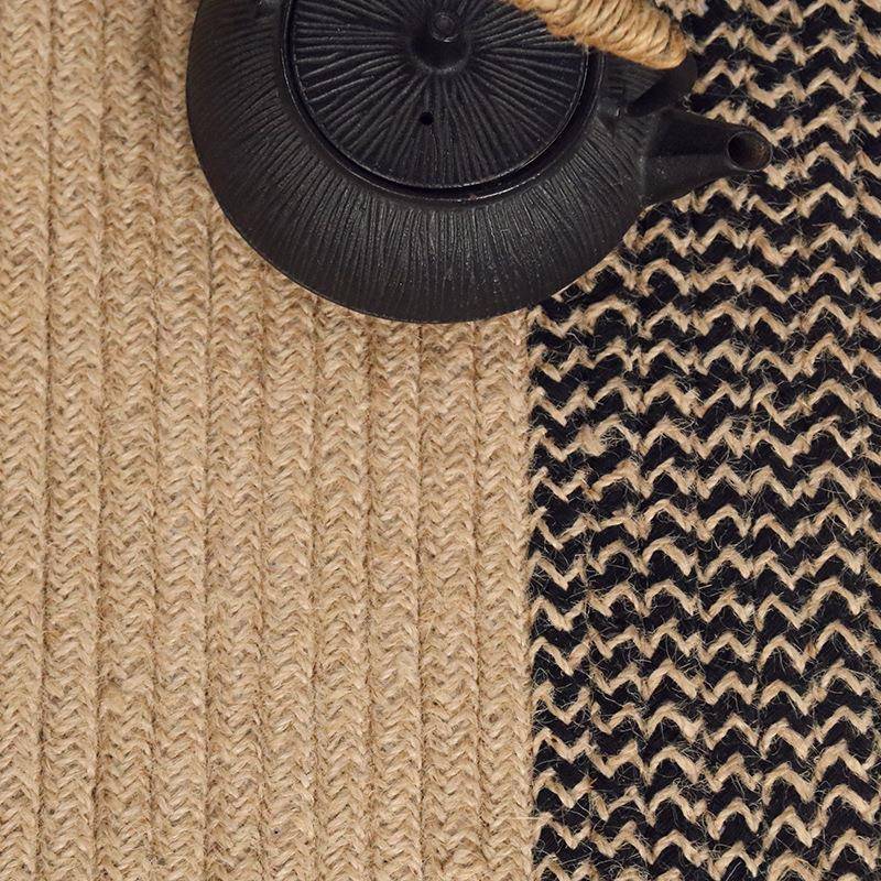 厚黄麻地毯客织厅茶几沙发毯YOC手工编现约轻奢家用卧简室书房代