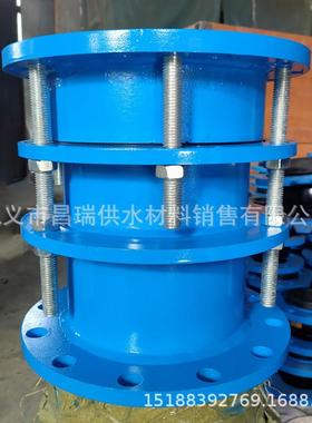 AYJ双法兰限位兰伸缩接头PN16双法限位伸制缩节钢管道伸缩器1.0MP