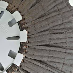 黑麻MFG轮光洋麻轮黑轮手指麻手摺麻轮抛麻轮抛光轮麻风轮光片