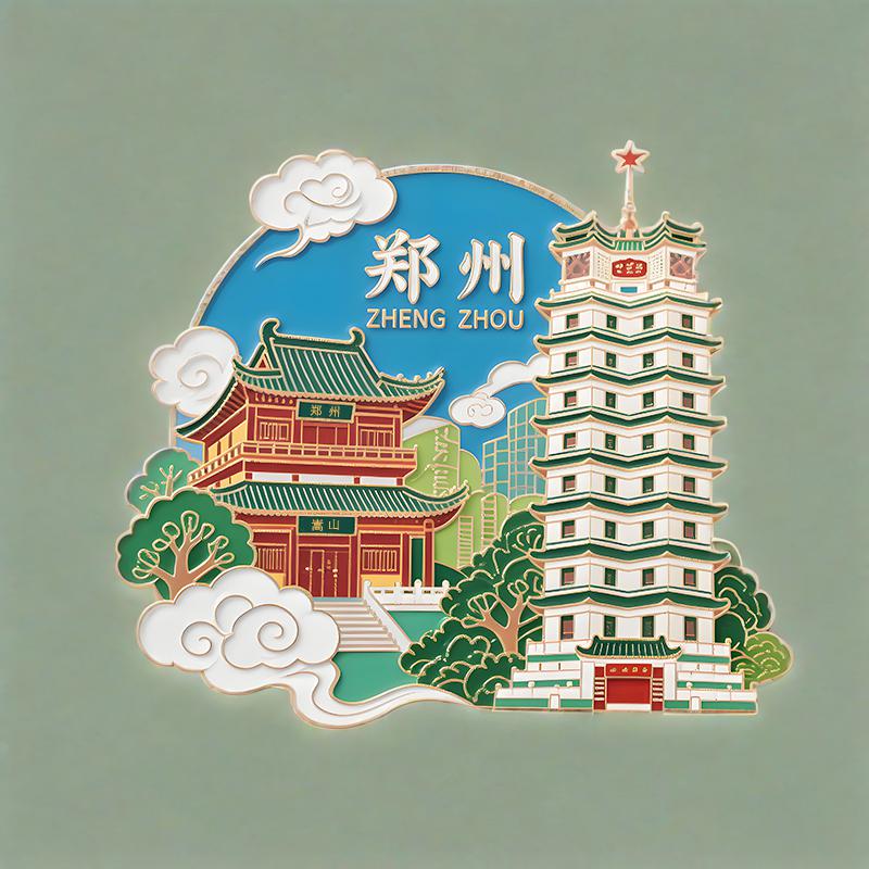 郑州二七纪念馆冰箱磁贴旅游文创