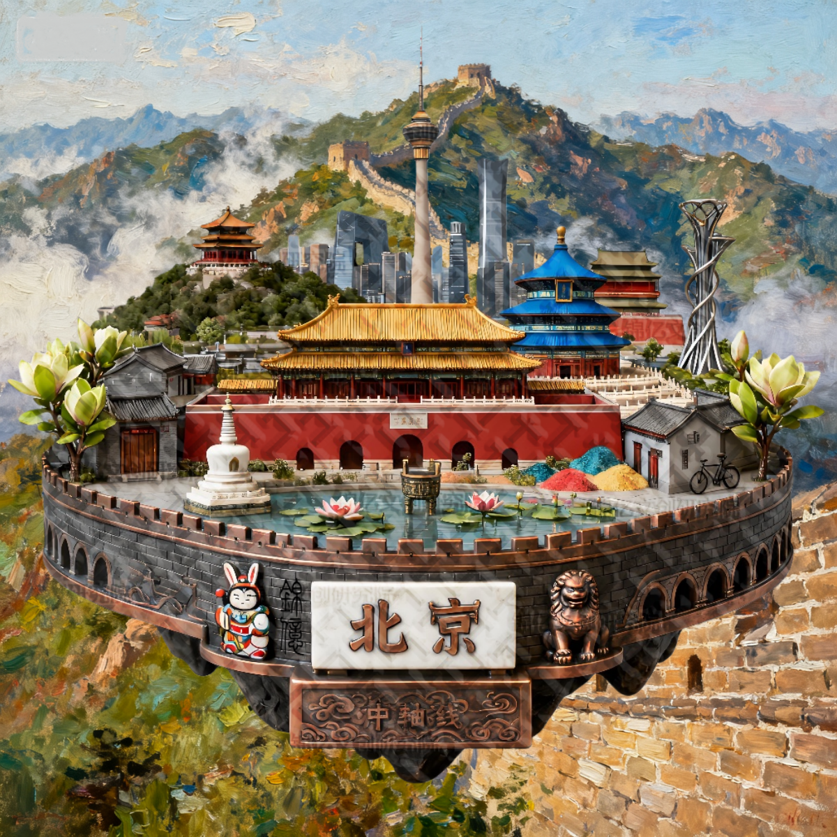 北京冰箱贴国风创意周边