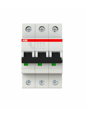 ABB断路器 S203-C63 空气开关微型断路器 3路断路器