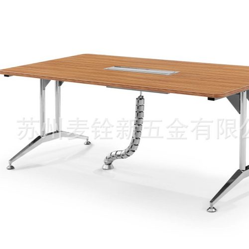 办公板式家具桌腿架装饰配件五金连接会议工字型金属烤漆桌架厂家