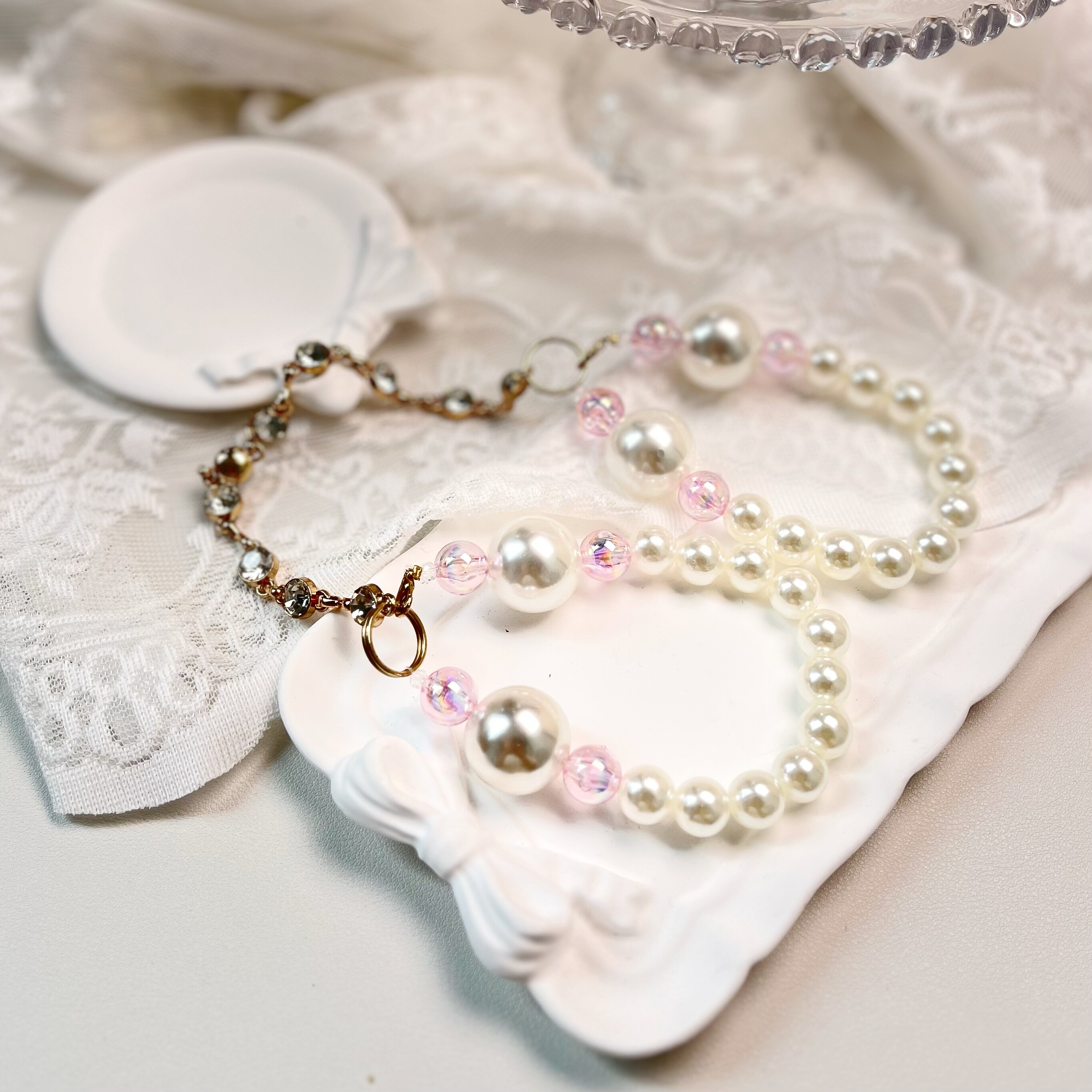 原创手链情侣道具脚用高级感另类饰品