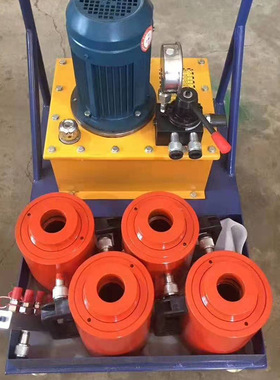 30T  40T50T一拖四板式换热器的拆装工具 电动液压夹紧器扳手