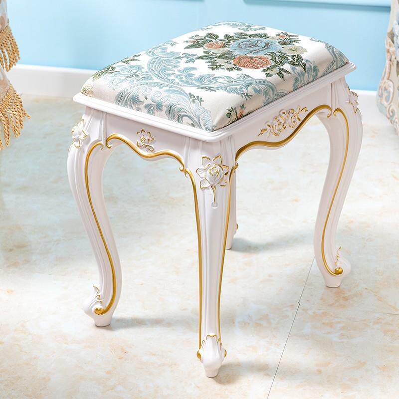 欧式梳妆台凳子2026新款女生卧室美甲凳化妆凳现代换鞋软包小方J&