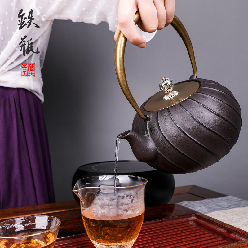 日本铁壶创意铸铁茶壶手工家用生铁壶南部老铁壶厂家货源批发