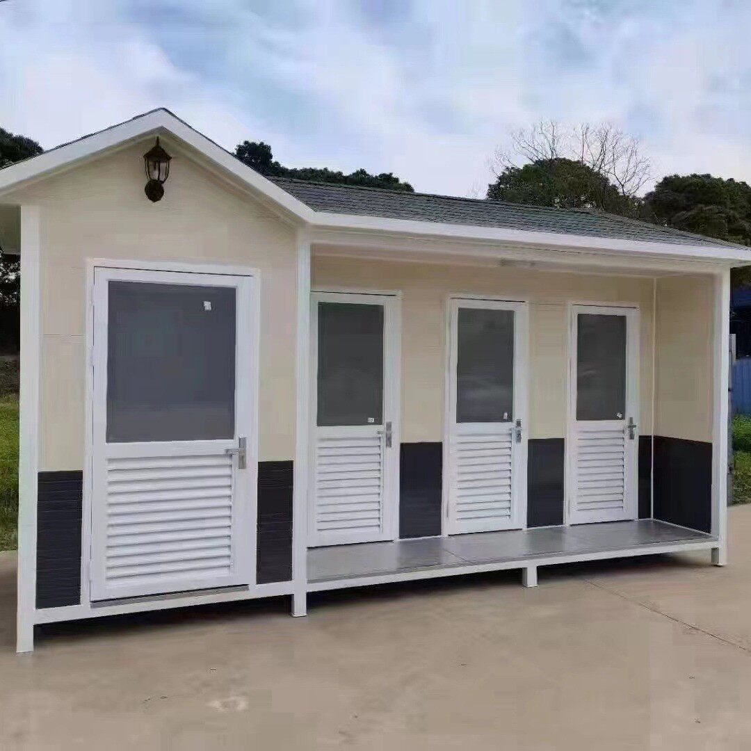 河南郑州亿尔成品厕所水冲式直排公厕工地厂区移动卫生间景区生态
