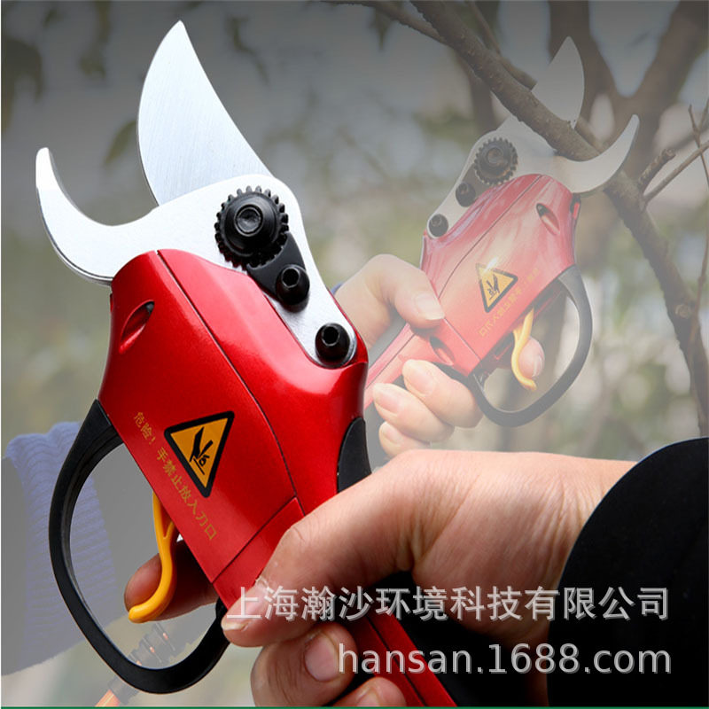 958电动剪刀 兴立958园艺盆景花卉造型修枝剪 可充电式修剪机