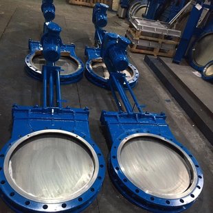 PZ273X-10P液动浆液阀DN300浆料闸板阀纸浆阀DN350液动浆料阀400