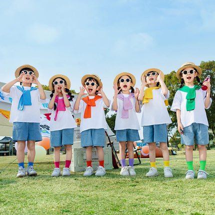 六一儿童节演出服装幼儿园毕业拍照班服小学生合唱团表演服啦啦队