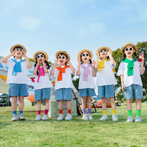 幼儿园毕业照班服儿童演出服