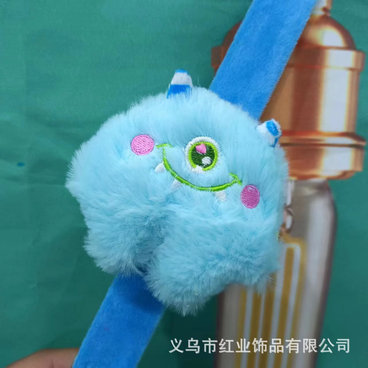 自行车装饰品小怪兽拍拍圈手腕玩偶创意礼品超萌情侣手环儿童玩具