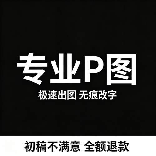 专业P图无痕改数字在线P图批图PDF修图去水印抠图做图片处理快速S