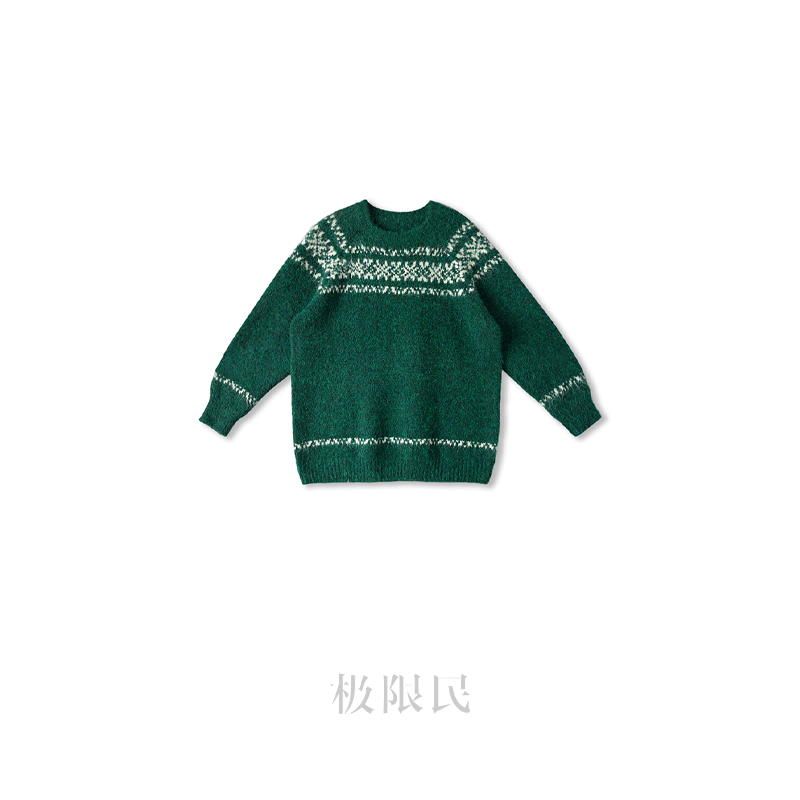 圣诞氛围感厚款费尔岛毛衣