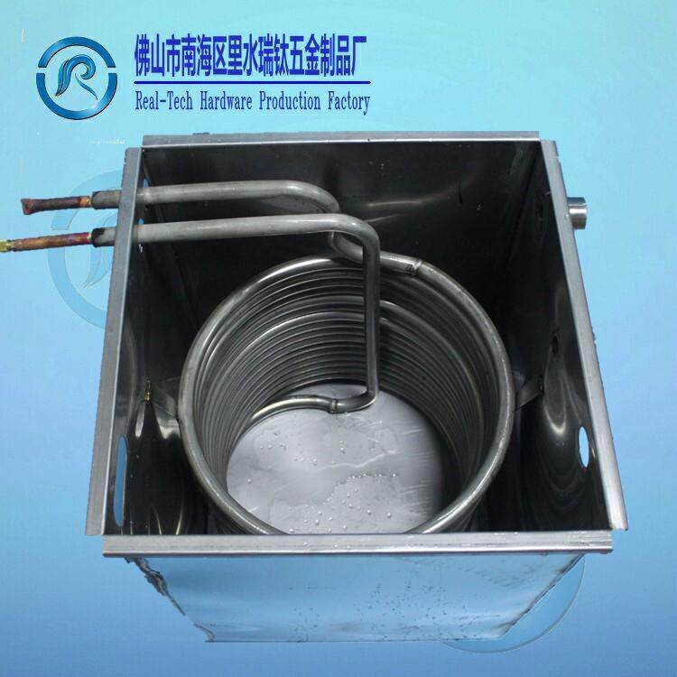【厂家直供】304不锈钢水箱式蒸发器钛冷凝器冷热交换器