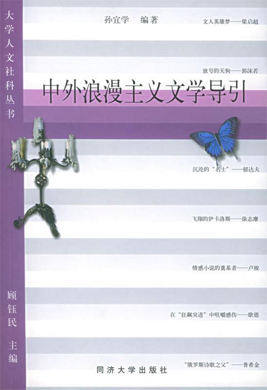 正版图书 中外浪漫主义文学导引大学人文社科丛书孙宜学同济大学出版社