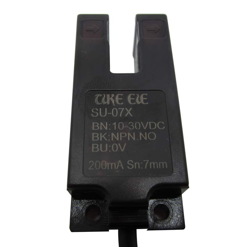 图克牌 光电开关 su-07x 槽型u型色标传感器 可调灵敏度