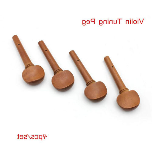 好货4pcs/set Violin Fiddle Tuning Peg Set for 4/4 Size Violi
