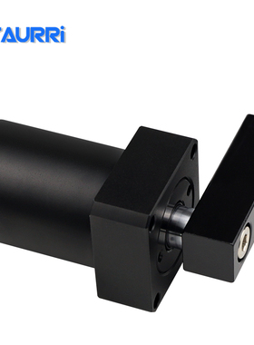 极速亚德客空压转角缸上法兰配管式安装夹具气缸ASC-FA32/50/63-R