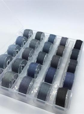 浅灰色缝纫线 暗灰色手缝针线402涤纶灰线 深灰色老式锁芯线 包邮