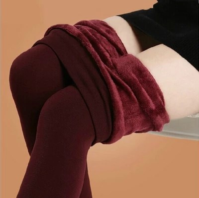 women winter leggings render pants keep warm girl trousers