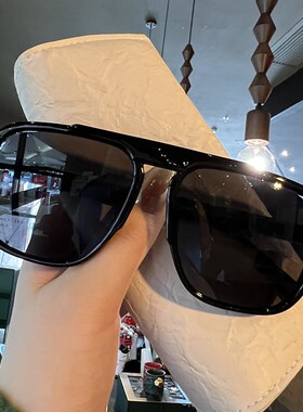好货墨镜男士开车遮阳街拍时尚太阳眼镜女冬季方框大脸情侣街拍潮