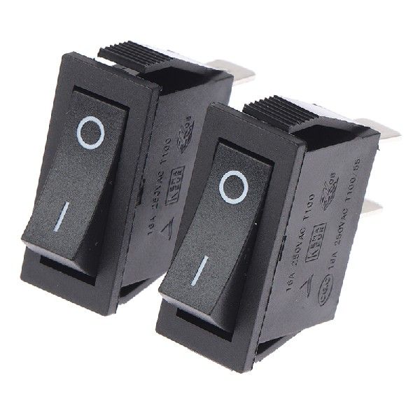 2PCS New Boat Rocker Switch 2 Pin ON--OFF 16A 250VAC 125VAC