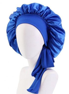 Stylish Extra Large Satin Bonnet Nightcap Nightcap