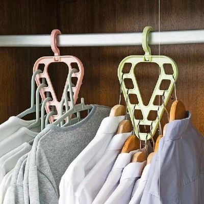 9-Hole Magic Clothes Hanger Closet Organizer Space Saving