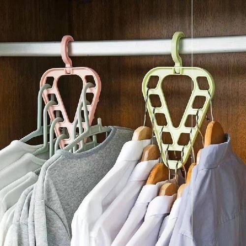 9-Hole Magic Clothes Hanger Closet Organizer Space Saving