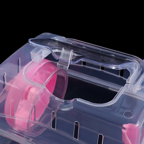 好货Plastic Hamster Travel Case Bird Carrier Parrot Carrying