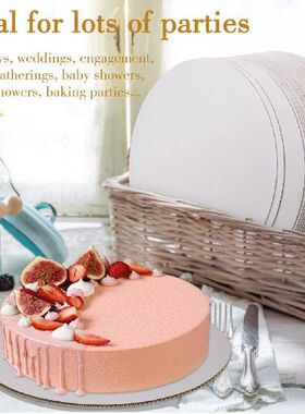 极速20PcsSet 20CM White Cake Board Greaseproof Nonstick Thic