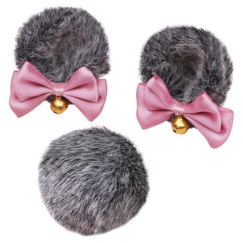 极速Hand made lovely Lolita Lolita side clip animal ear acce