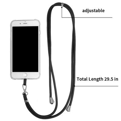 Phone Lanyard Adjustable Detachable Neck Cord Lanyard Strap
