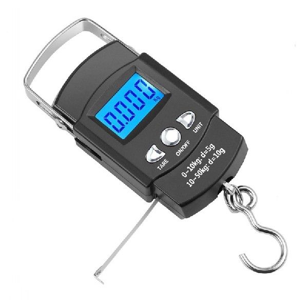 Fishing Scale, 110lbs/50kg Electronic Digital Hanging Hook