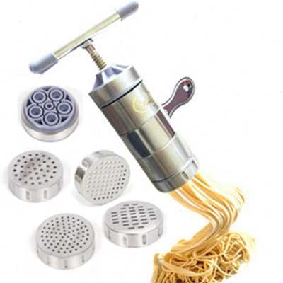 新不锈钢家用五头手动面条机家庭小A型手工面条机手摇压面器压品