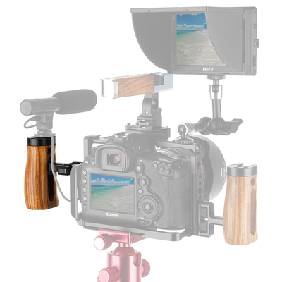 单反木头侧手柄兔笼相机摄像摄影器材配件5D4 266