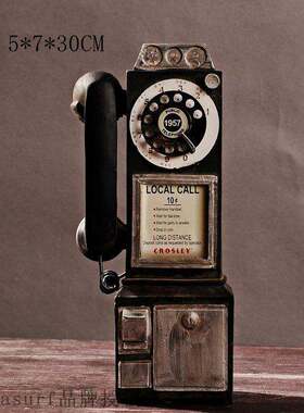 极速Retro telephone decoration, home wall decoration, Korean