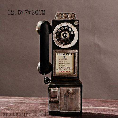 极速Retro telephone decoration, home wall decoration, Korean
