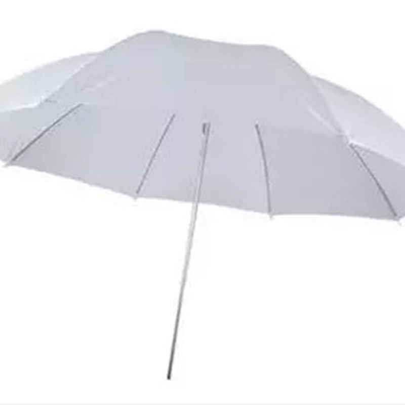 43寸白色柔光伞 反射光线 似普通雨伞 适合人像/服装拍摄 反光伞