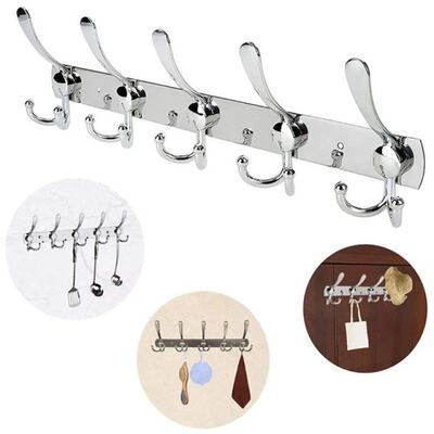 Over The Door Hook Hanger Heavy-Duty Organizer Coat Rack for