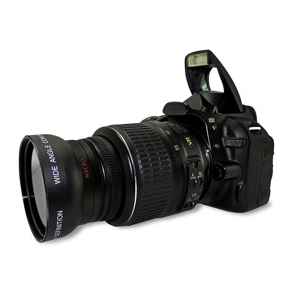 52mm 0.45x 0.45倍广角镜头 微距镜头适用18-55