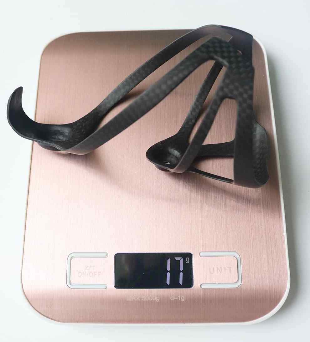 新品包邮无标全碳纤维水壶架公路山地自行车3K单车水瓶托超轻配件